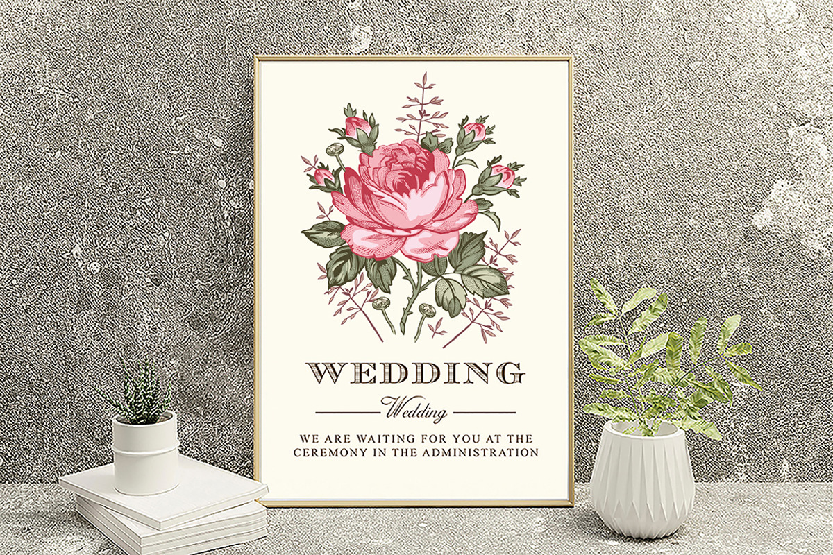 Set Seamless Flowers Rose Hibiscus, a Pattern Graphic by Vintage (Photo 8 of 10)