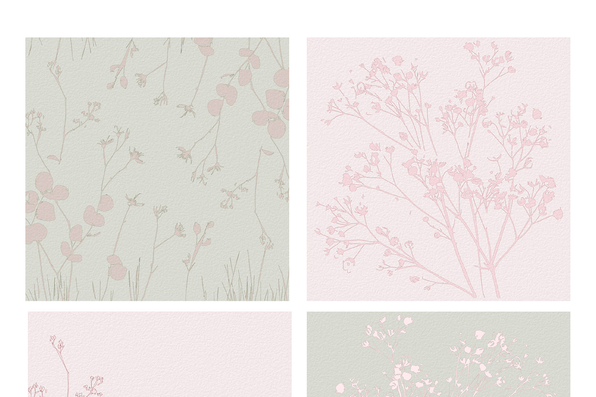 Botanical Background Collection, a Background Graphic by Anna Sokol (Photo 13 of 14)