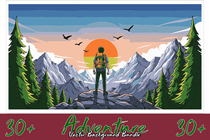 Artistic mountain landscape Bundle