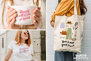 Shopping Girl Clipart Fashion Quotes, an Object Graphic by Ruslana Lubenets (Thumbnail 8 of 15)