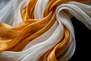 Flowing Gold Silk Textures, a Decorative Illustration by StockVerse Creative (Thumbnail 4 of 4)