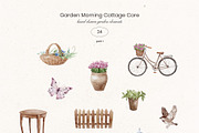 Garden Morning Cottage Core set, a Decorative Illustration by Yuliia Lashevska (Thumbnail 4 of 17)