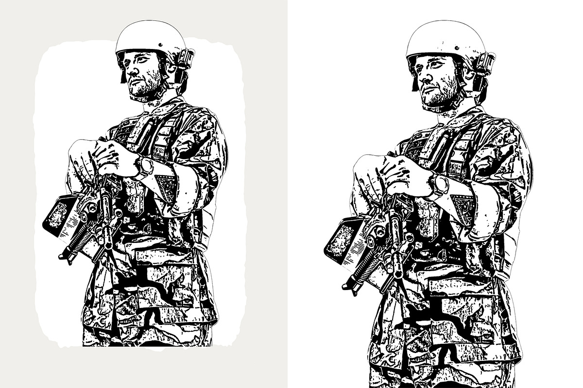 Pet Vector Trace Photoshop Effect, an Action Add-On by Shovajit (Photo 5 of 9)