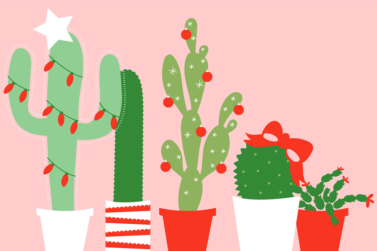 Holiday Cactus, an Illustration by Sarah Hearts (Photo 2 of 2)