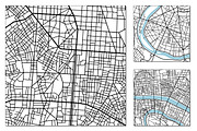 15 street maps textures, a Texture Graphic by Lina_Lisichka (Thumbnail 4 of 9)