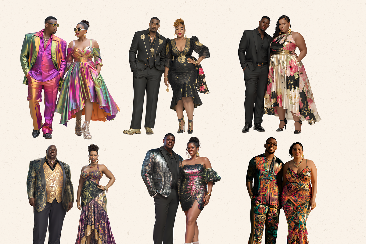 PLUS SIZE DIVAS AFRICAN AMERICAN, a Person Illustration by Daring Digies (Photo 6 of 11)