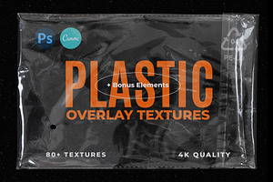 80 Plastic Overlay Textures BONUS