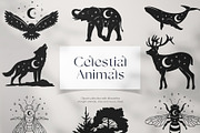 Celestial Animals, an Animal Illustration by PatrushevaYana (Thumbnail 1 of 10)
