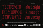 Dark Brutal Typeface, a Blackletter Font by alit design (Thumbnail 2 of 17)