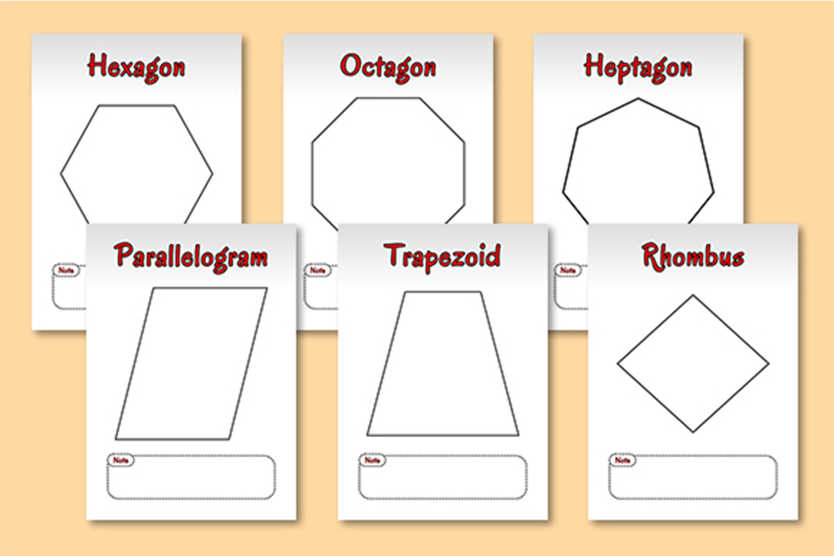 30 Basic Shape Page Canva Template, a Print Template by As Studio (Photo 3 of 4)