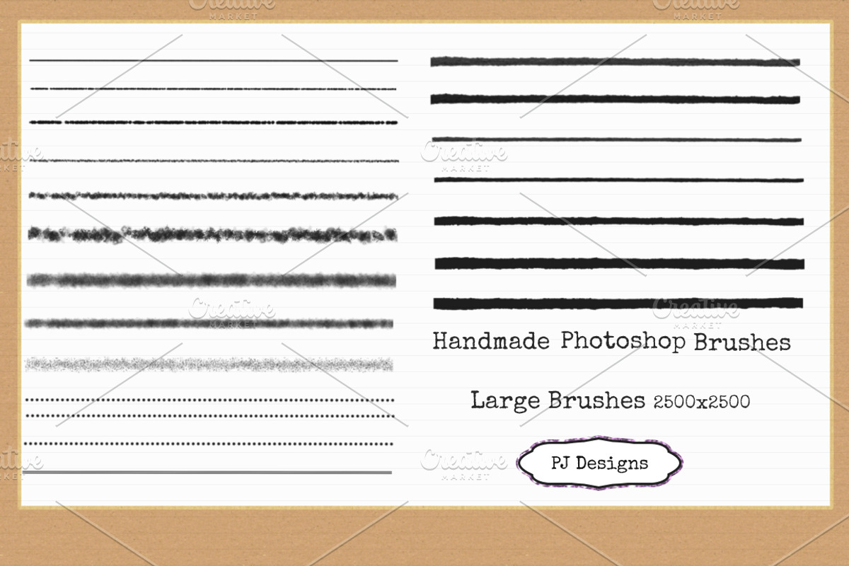 Photoshop Handmade Brushes, a Brush Add-On by MDD Designs (Photo 1 of 2)