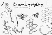 BEES & BOTANICALS | Modern Graphics, a Texture Illustration by Wooly Pronto (Thumbnail 4 of 8)