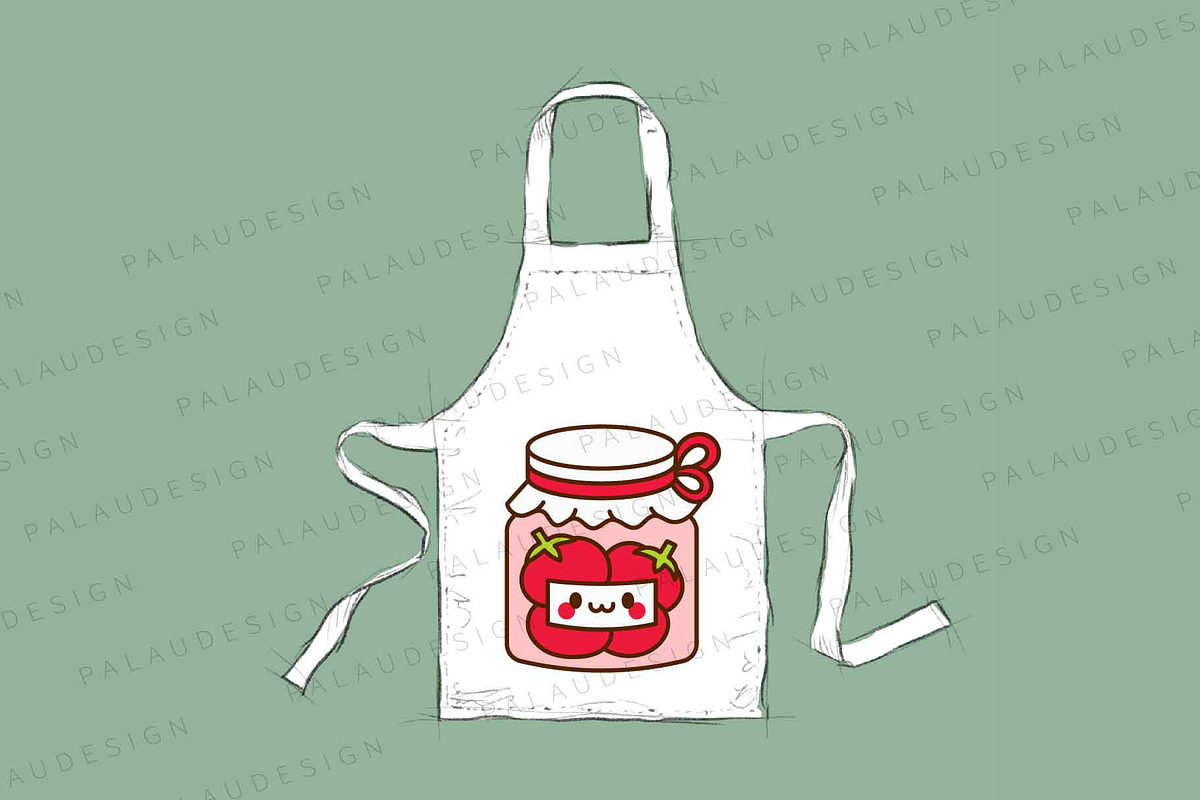 Cute Kawaii Pickles Jars Characters, an Object Illustration by Palau (Photo 2 of 12)