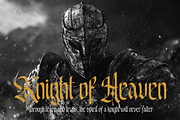 Emxage Aldsyb — Blackletter Font, a Blackletter Font by Enxyclo Studio (Thumbnail 12 of 18)
