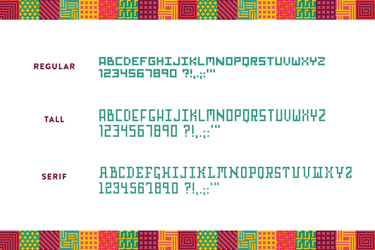 Grid Type - Geometric Font preview 5