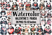 Valentine's Panda, an Illustration by Design Market (Thumbnail 1 of 3)