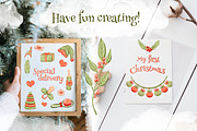 Baby Santa clipart, my 1st Christmas, an Illustration by Mrs.Swan_Design (Thumbnail 5 of 6)