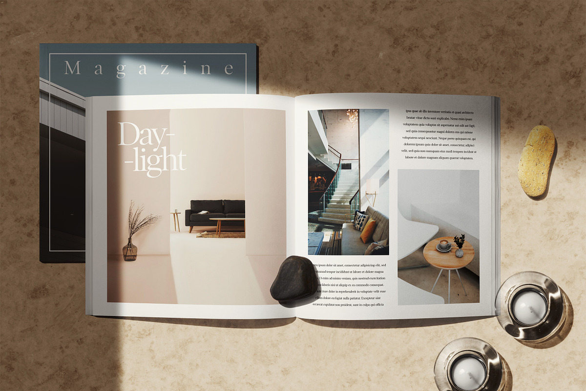 1x1 Square Magazine Mockup Kit, a Books & Magazine Mockup by Mint Actions (Photo 3 of 9)