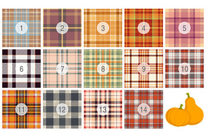 95 Autumn Plaid Collection