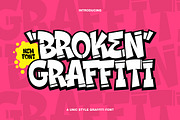 Broken Graffiti, a Blackletter Font by Rvq Type Foundry (Thumbnail 1 of 6)