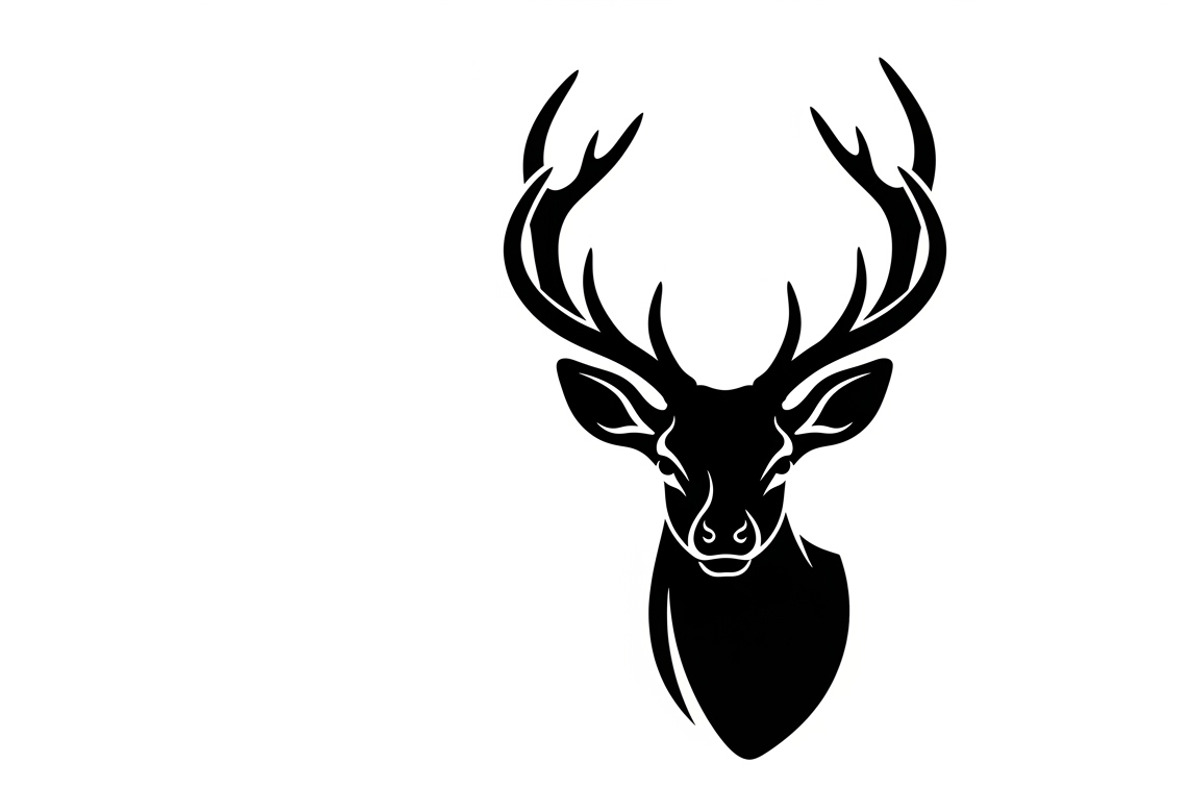 deer head wall mount silhouette, an Illustration by Amazin_art (Photo 37 of 51)