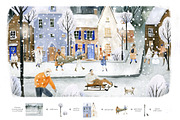 A Walk in Winter Watercolor Set, a Person Illustration by Bibela (Thumbnail 7 of 14)