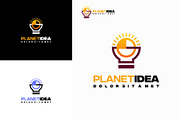 Set of Planet Idea logo designs, a Branding & Logo Template by Lucky Creative (Thumbnail 5 of 5)