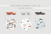 Under Construction, a Transportation Illustration by Funny Bug (Thumbnail 3 of 11)
