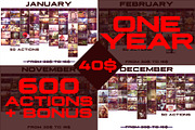 600+ Photoshop Actions + BONUS, an Action Add-On by Viktor Gjokaj (Thumbnail 1 of 13)