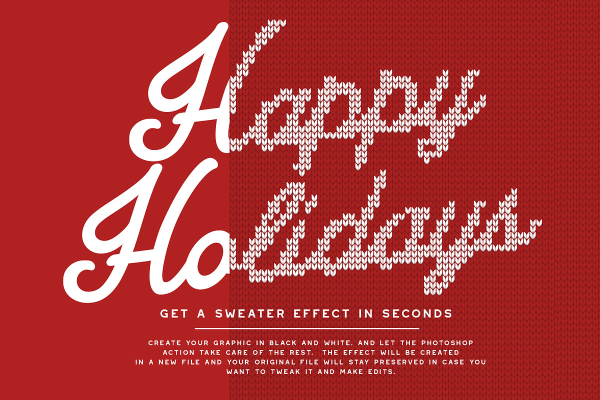 Christmas Sweater Effect Pro preview 2