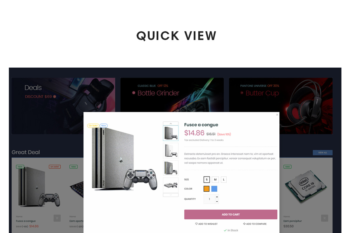 Bos Atari - Gaming Prestashop Theme, a Bootstrap Template by LeoTheme (Photo 5 of 7)