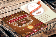 Merry christmas and New Year invite, an Invitation Template by ORCOLOR (Thumbnail 4 of 5)