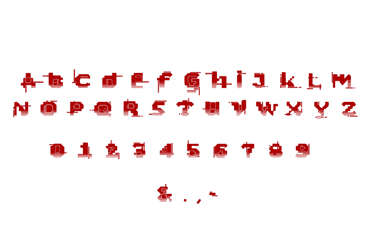 Hacked Font preview 2