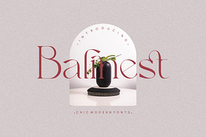 Balinest _ chic modern font, a Serif Font by Penatic Studio