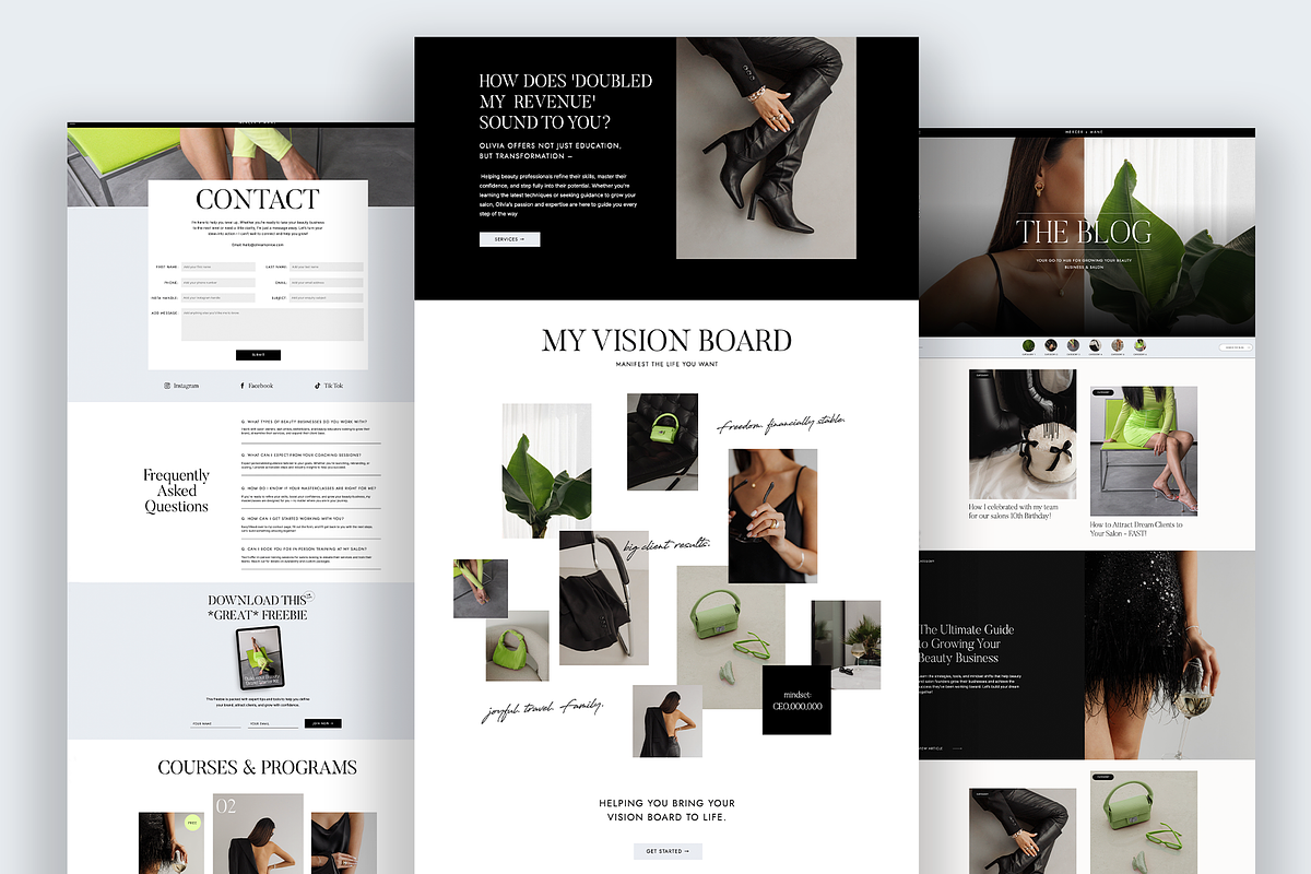 Showit Website Template for Coaches, a Websites & App Template by ByApril.Co Creative House (Photo 4 of 8)