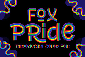 Fox Pride Color Font