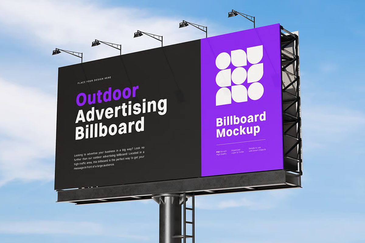 Urban Billboard Mockup, an Advertising Mockup by graphicsauce (Photo 4 of 4)