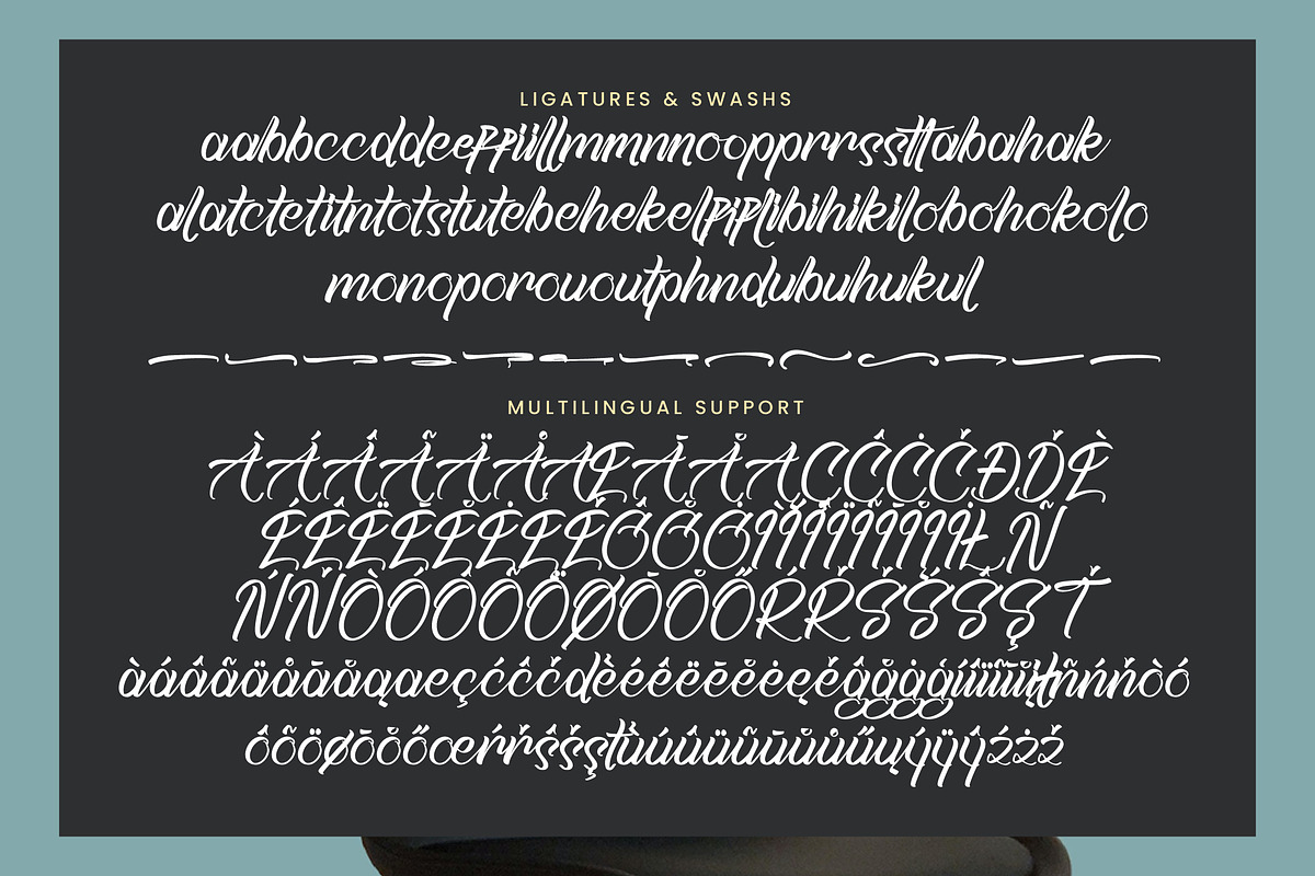 Backing, a Handwritten Font by operatype.co (Photo 14 of 15)