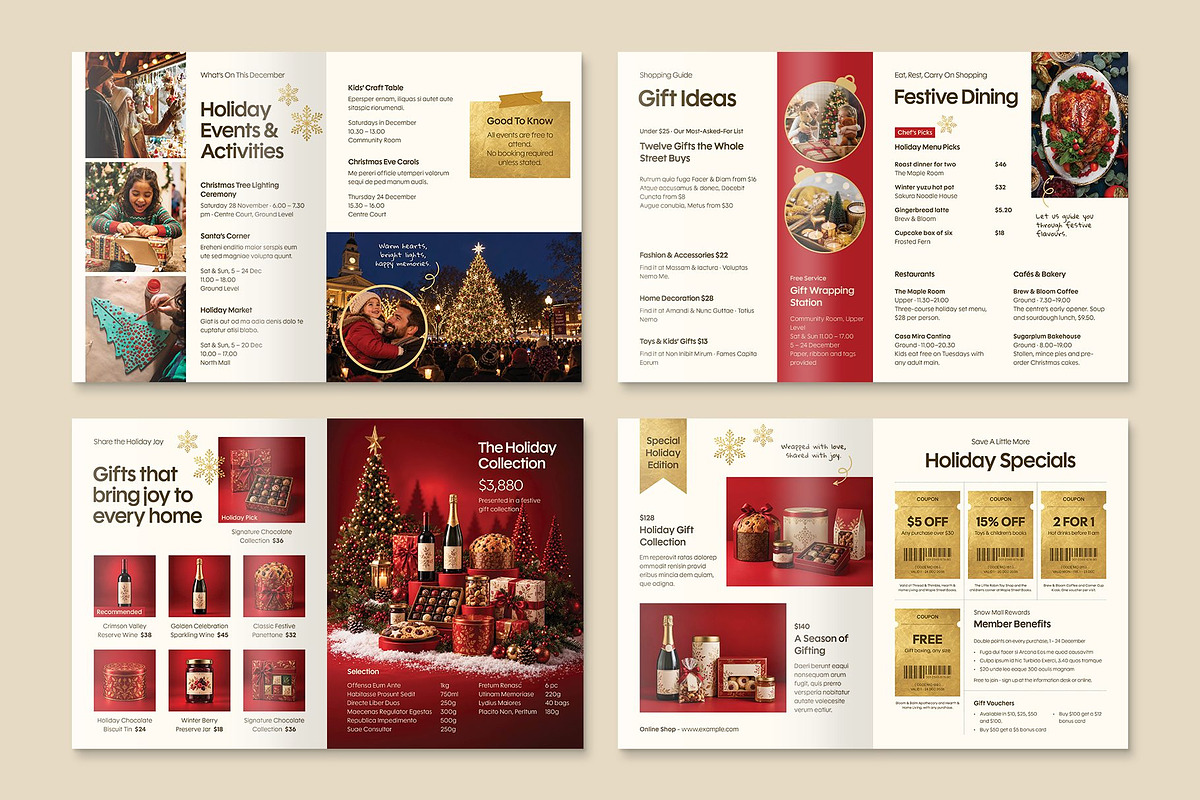 Christmas Shopping Magazine Template, a Magazine Template by BrandPacks (Photo 3 of 5)