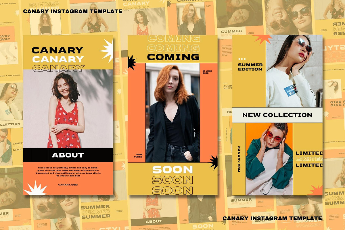 CANARY Instagram Template, a Social Media Template by Aji Gallery (Photo 3 of 7)
