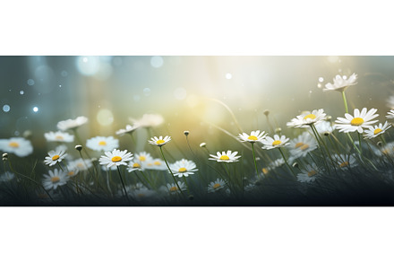 Daisies Flowers Background, a Nature Photo by BazziBa♥