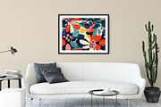 Colorful Painted Flower Patterns, a Pattern Graphic by RC graphics (Thumbnail 5 of 10)