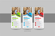 Roll-Up Banner, X Banner Design Set, a Stationery Template by Pavel_design (Thumbnail 8 of 11)