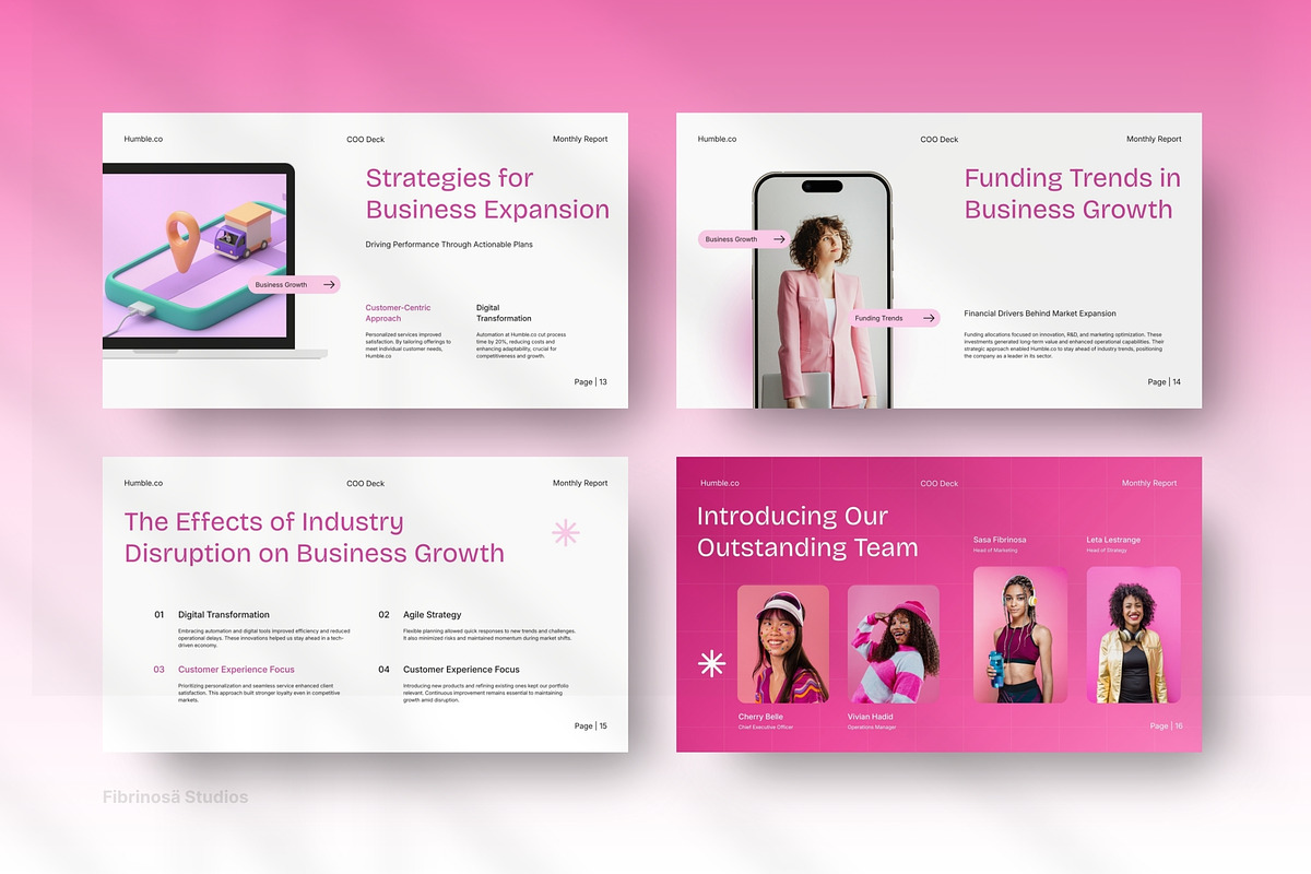 Performance Report, a Presentation Template by FIBRINOSÄ (Photo 6 of 7)