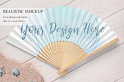 Bamboo Fan Mockup, PSD File, a Household Mockup by MockupsBox (Thumbnail 2 of 5)
