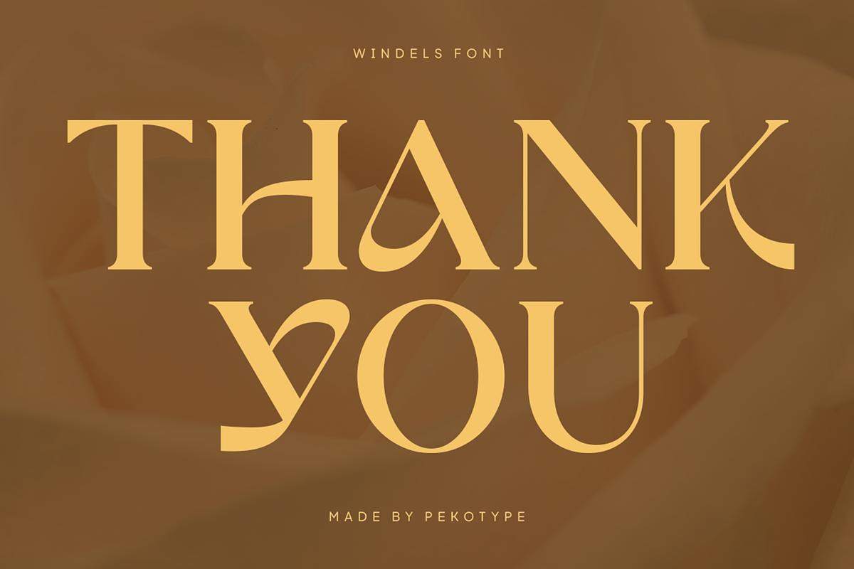 Windels - Elegant Serif Logo Font, a Serif Font by Pekotype (Photo 15 of 15)