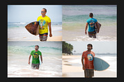 Surfers T-Shirt Mock-Up Set, a Shirt Mockup by Freeman Studio (Thumbnail 6 of 16)