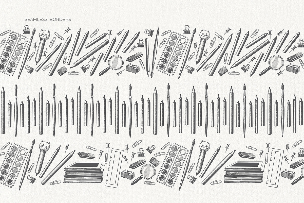 Back to School Supplies Vector, an Education Illustration by YarovaArt (Photo 13 of 15)