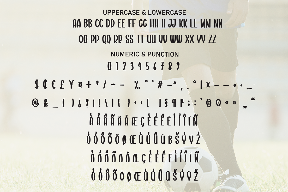 Simple Football | Script Font, a Script Font by Scratchones (Photo 6 of 7)