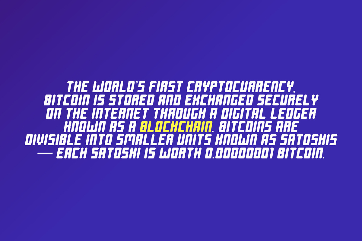 Blockchain - Cryptocurrency Typeface, a Font by HipFonts (Photo 5 of 7)